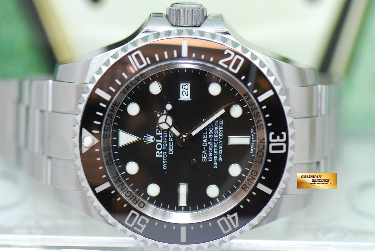 [SOLD] ROLEX OYSTER PERPETUAL DEEPSEA MARK 1 DIAL 44mm CERAMIC BLACK 116660LN (MINT)