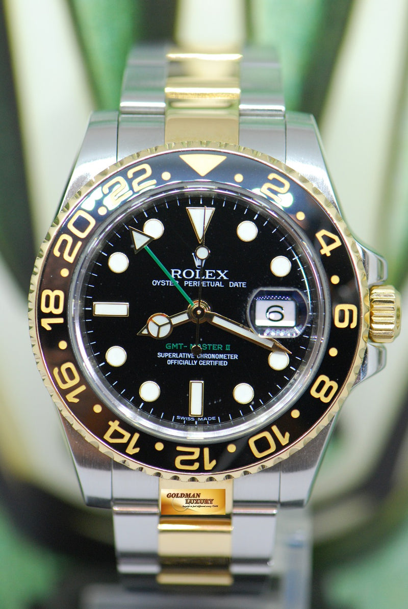 Rolex gmt master ii half gold shop