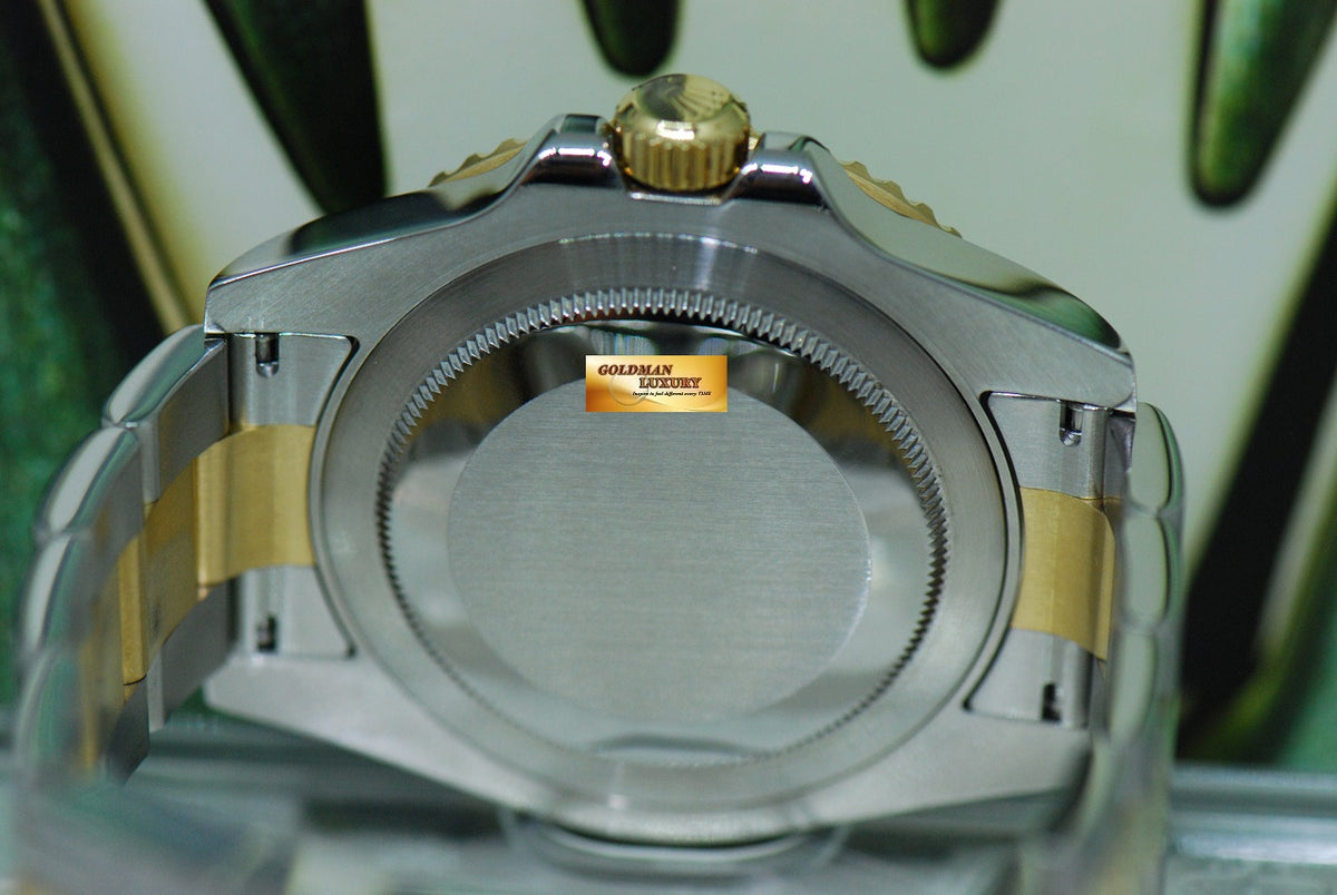 [SOLD] ROLEX OYSTER PERPETUAL GMT-MASTER II HALF-GOLD CERAMIC BLACK 116713LN (MINT)