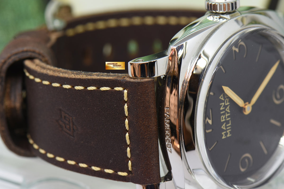 [SOLD] PANERAI MARINA MILITARE 1940 SS 47mm MANUAL LIMITED EDITION PAM 587 (UNWORN)