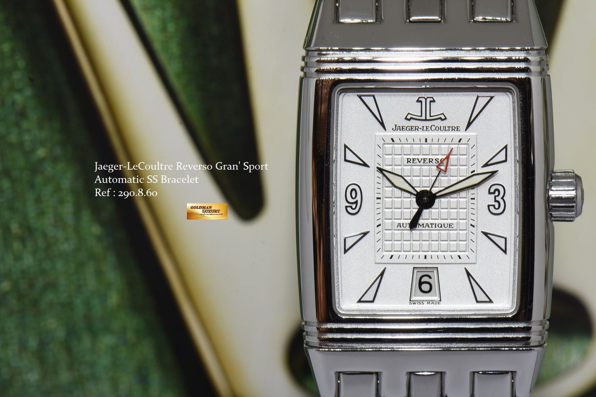[SOLD] JLC REVERSO GRAN’ SPORT SS BRACELET AUTOMATIC 290.8.60 (MINT)