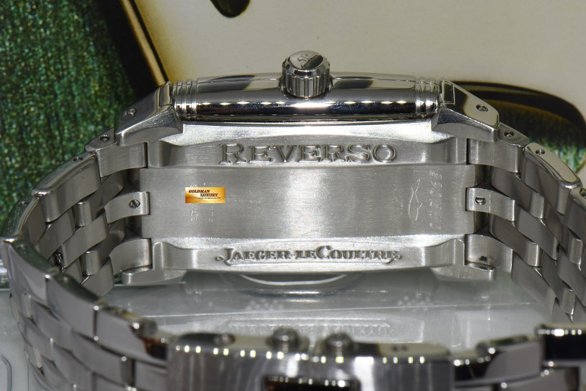 [SOLD] JLC REVERSO GRAN’ SPORT SS BRACELET AUTOMATIC (TRITIUM DIAL) 290.8.60 (MINT)