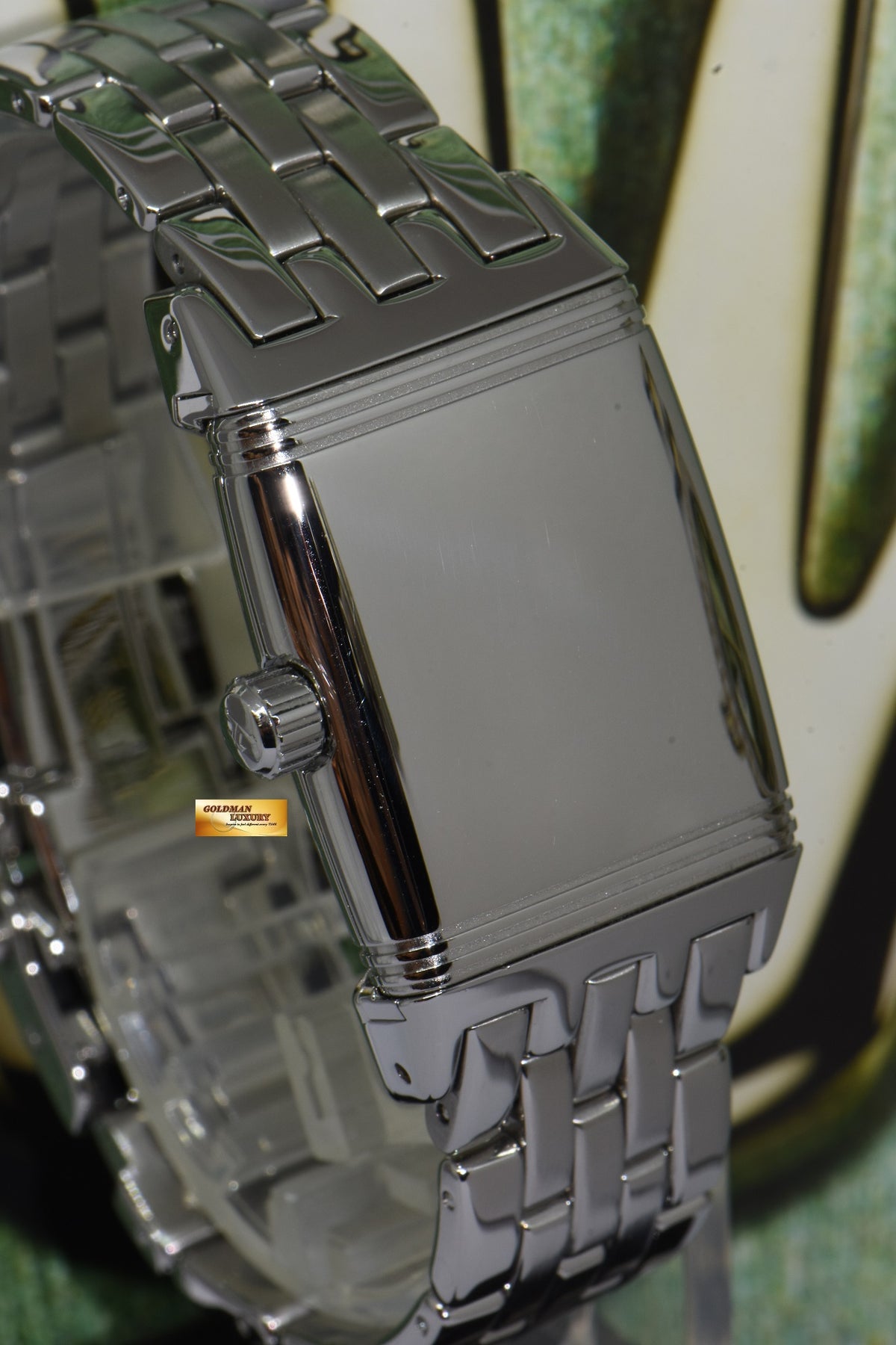 [SOLD] JLC REVERSO GRAN’ SPORT SS BRACELET AUTOMATIC (TRITIUM DIAL) 290.8.60 (MINT)