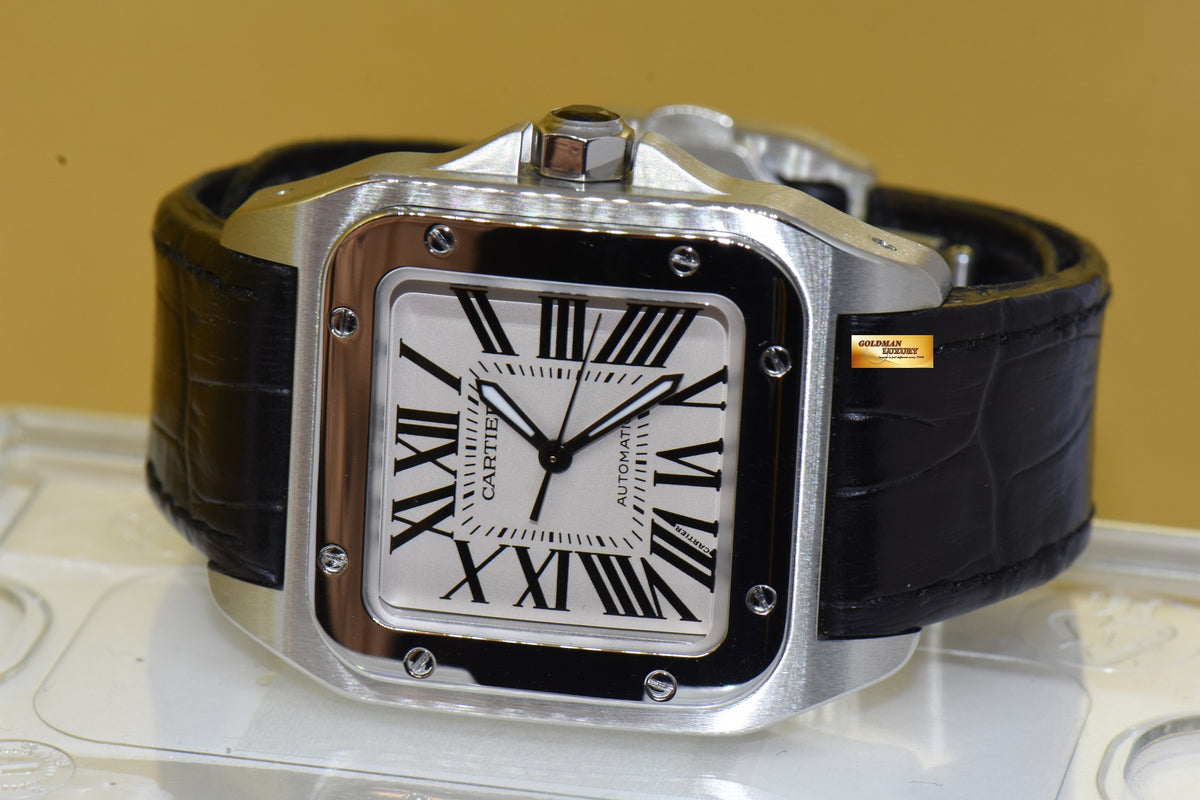 [SOLD] CARTIER SANTOS MIDSIZE SS AUTOMATIC (NEAR MINT)