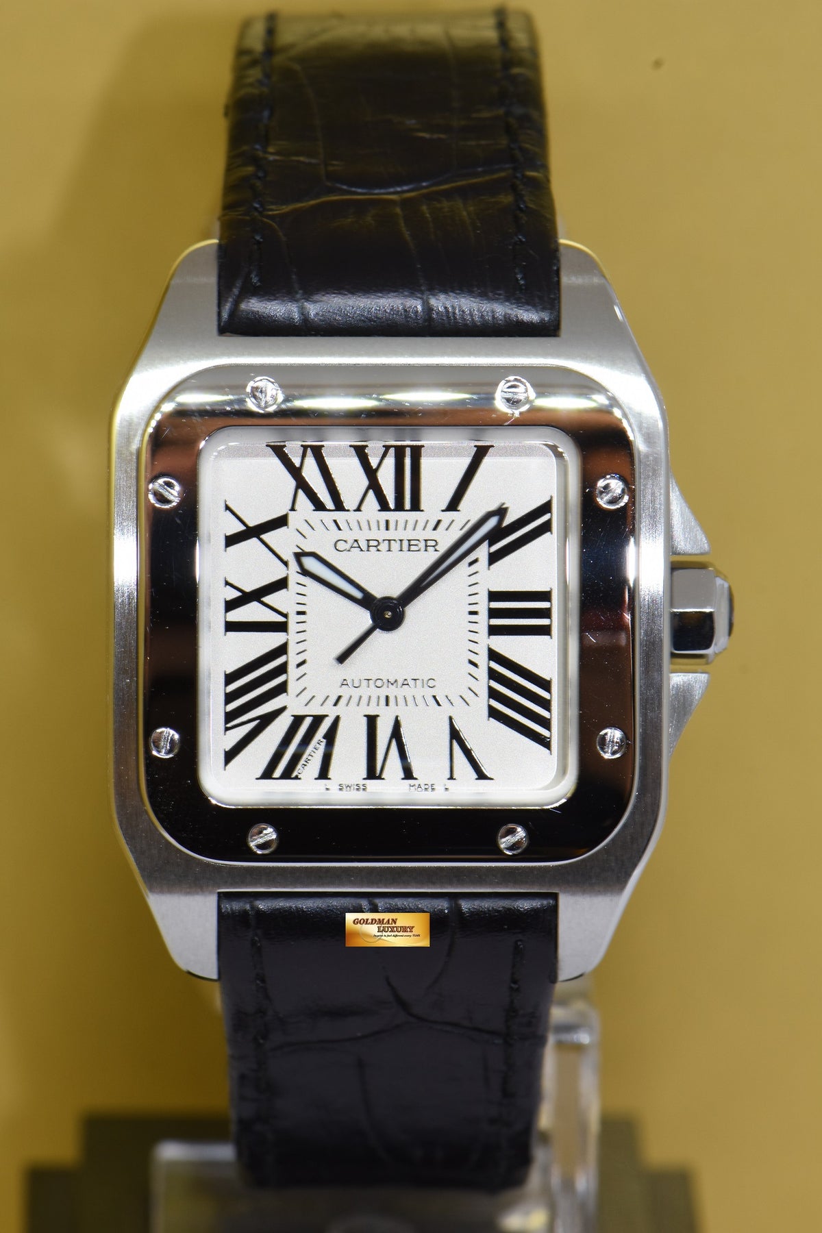 [SOLD] CARTIER SANTOS MIDSIZE SS AUTOMATIC (NEAR MINT)