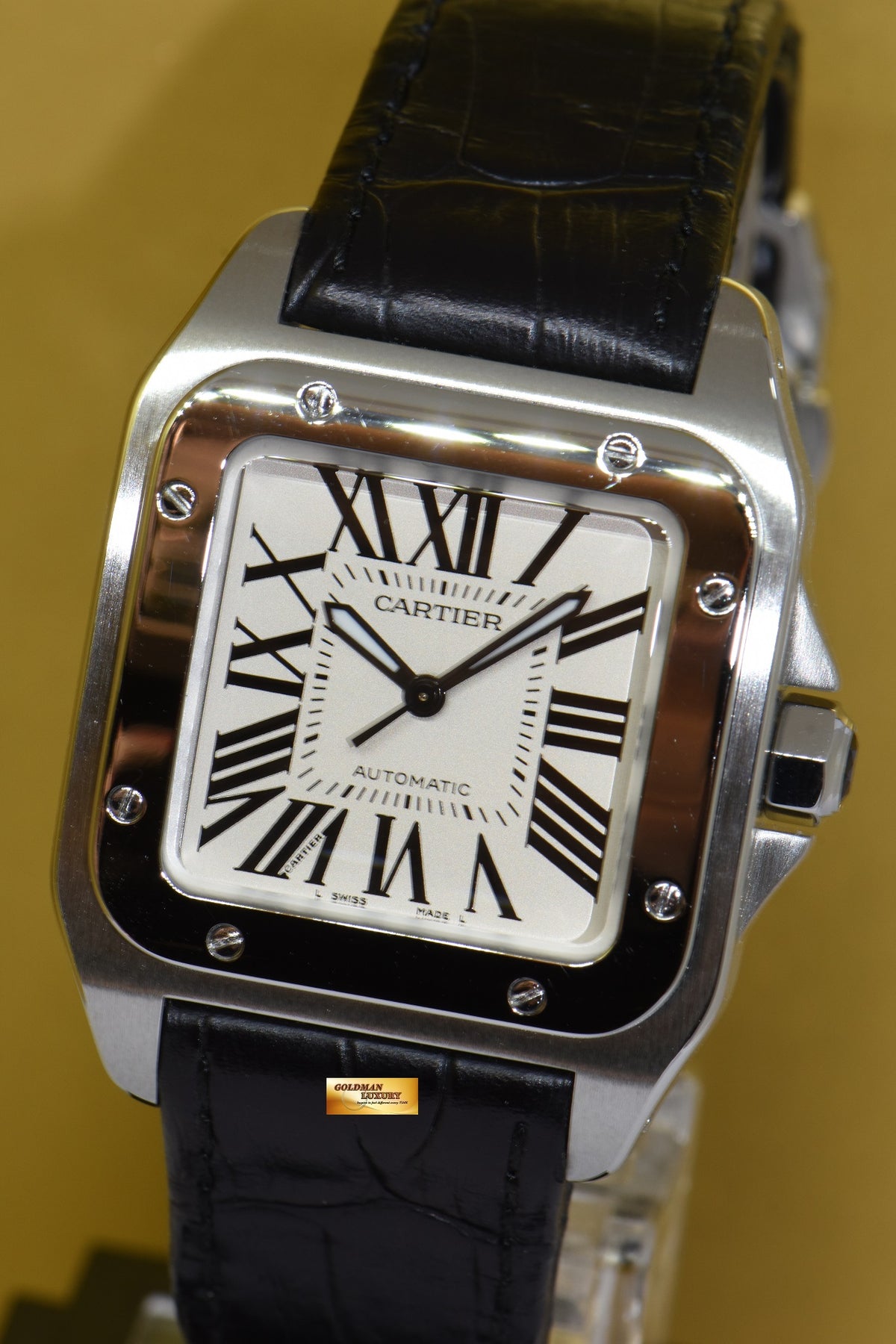 [SOLD] CARTIER SANTOS MIDSIZE SS AUTOMATIC (NEAR MINT)