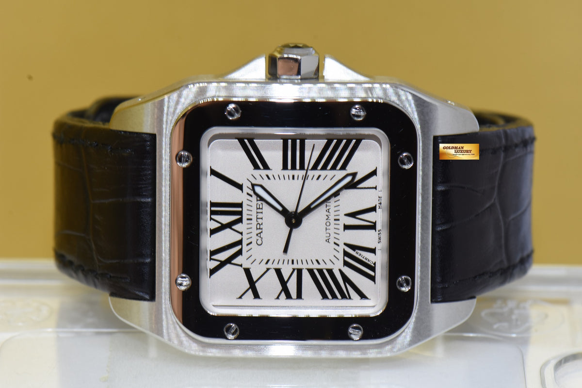 [SOLD] CARTIER SANTOS MIDSIZE SS AUTOMATIC (NEAR MINT)