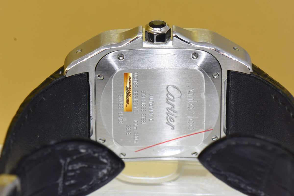 [SOLD] CARTIER SANTOS MIDSIZE SS AUTOMATIC (NEAR MINT)