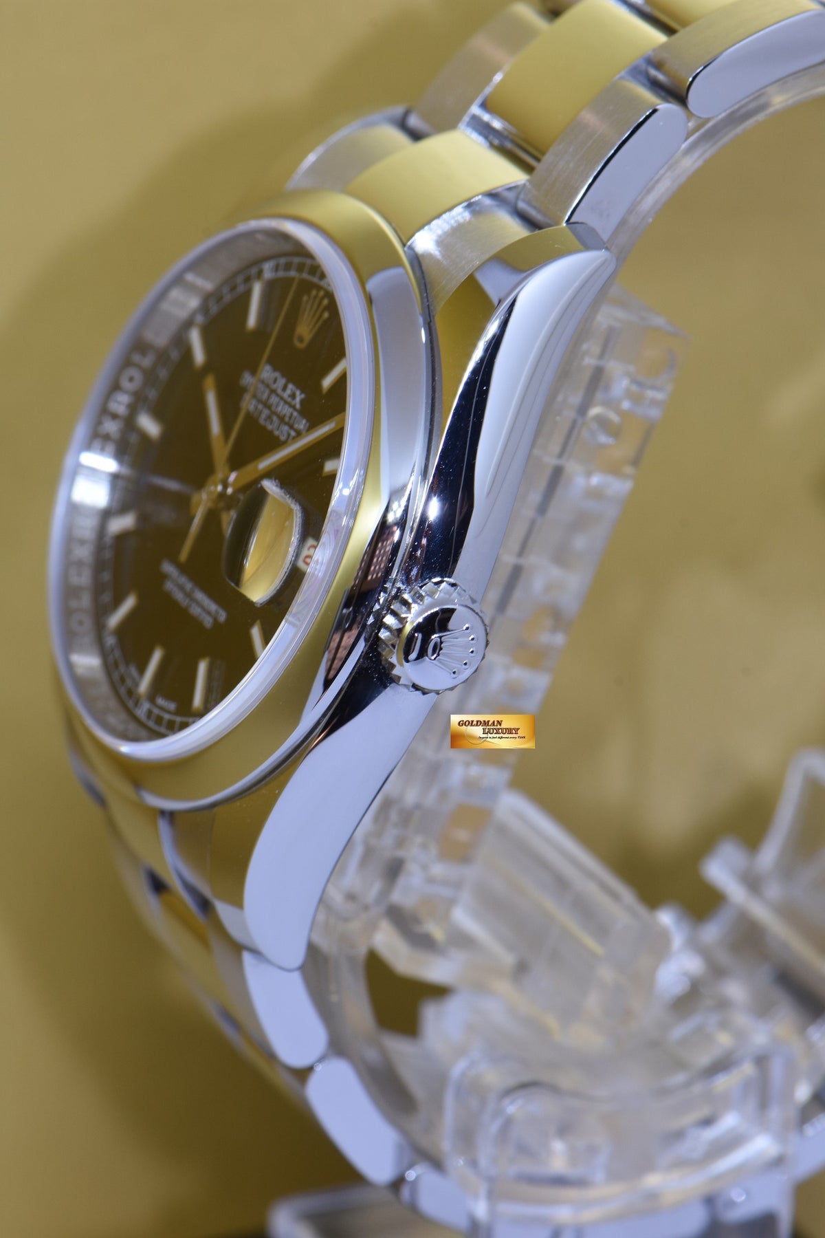 [SOLD] ROLEX OYSTER DATEJUST 36mm BLACK AUTOMATIC 116200 (NEW-UNWORN)