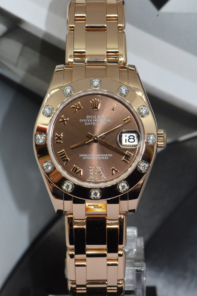 Rolex pearlmaster 34 best sale rose gold price