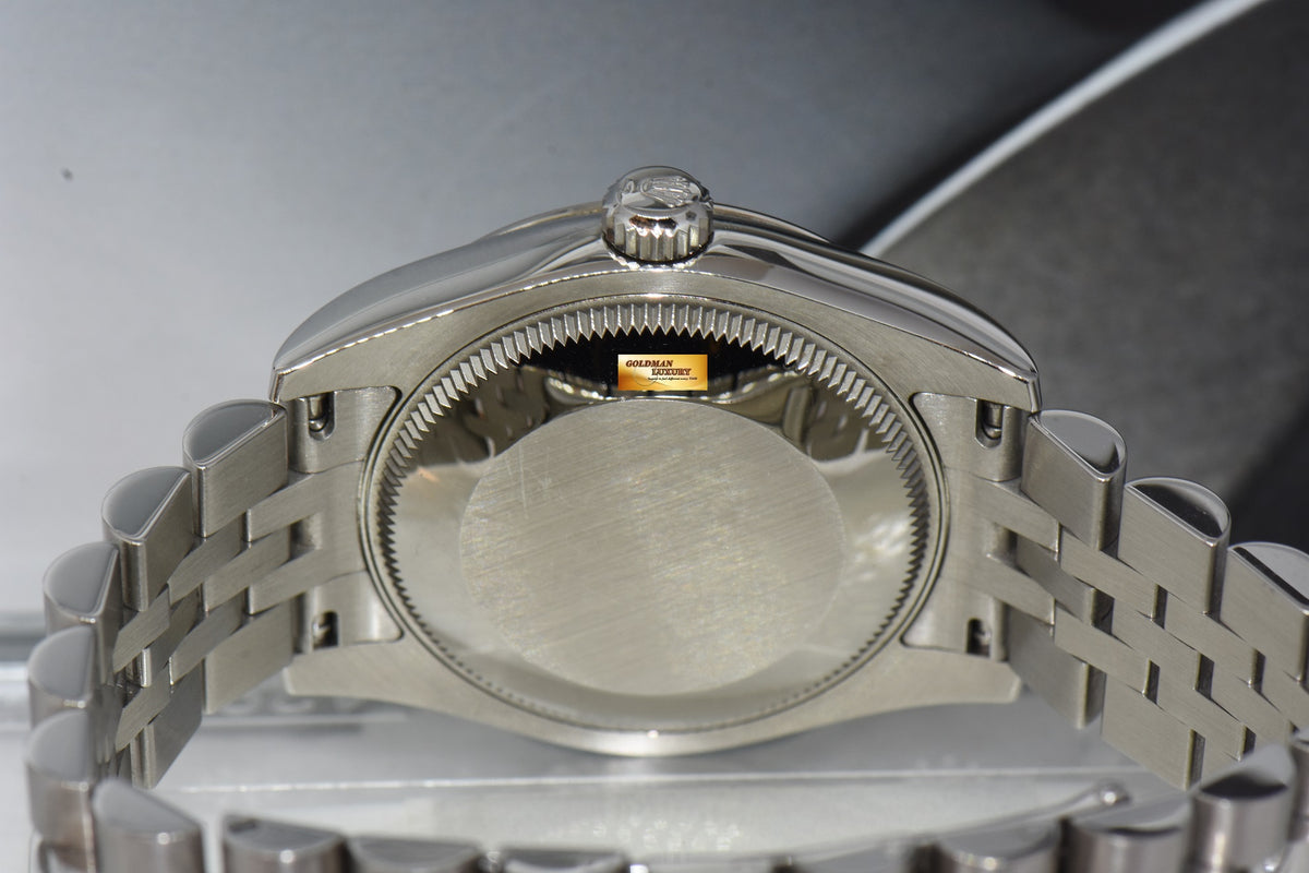 [SOLD] ROLEX OYSTER DATEJUST 31mm PINK DIAL DIAMOND STAINLESS STEEL JUBILEE 178274 (MINT)