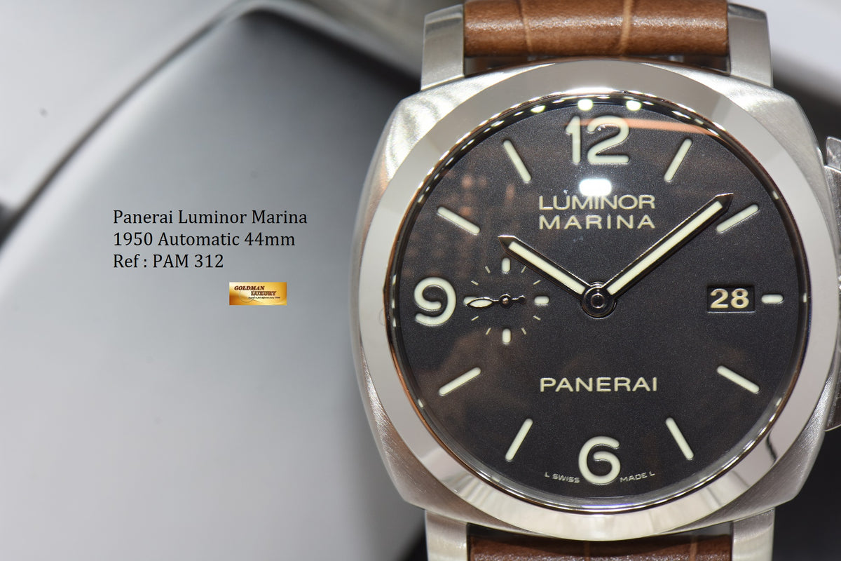 [SOLD] PANERAI LUMINOR MARINA 1950 STAINLESS STEEL AUTOMATIC PAM 312 (NEAR MINT)