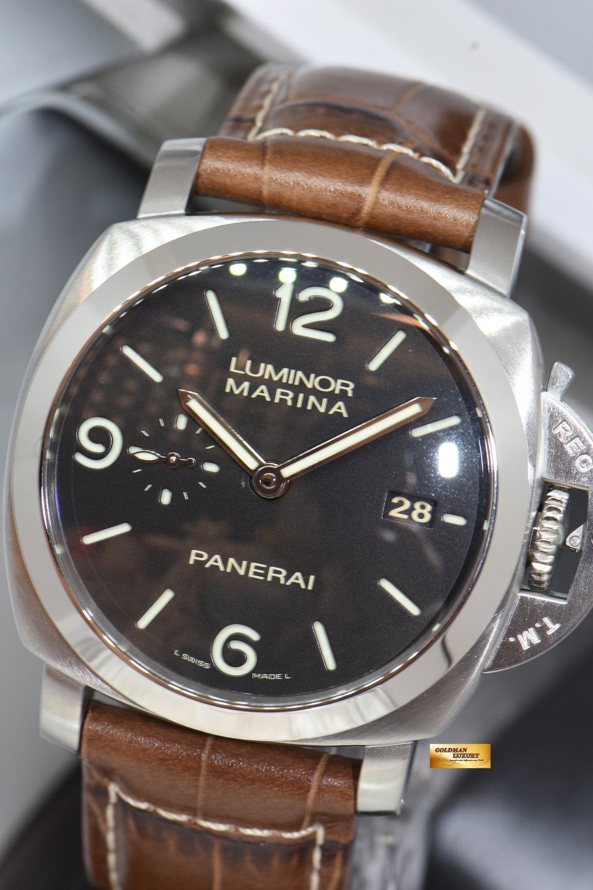 [SOLD] PANERAI LUMINOR MARINA 1950 STAINLESS STEEL AUTOMATIC PAM 312 (NEAR MINT)