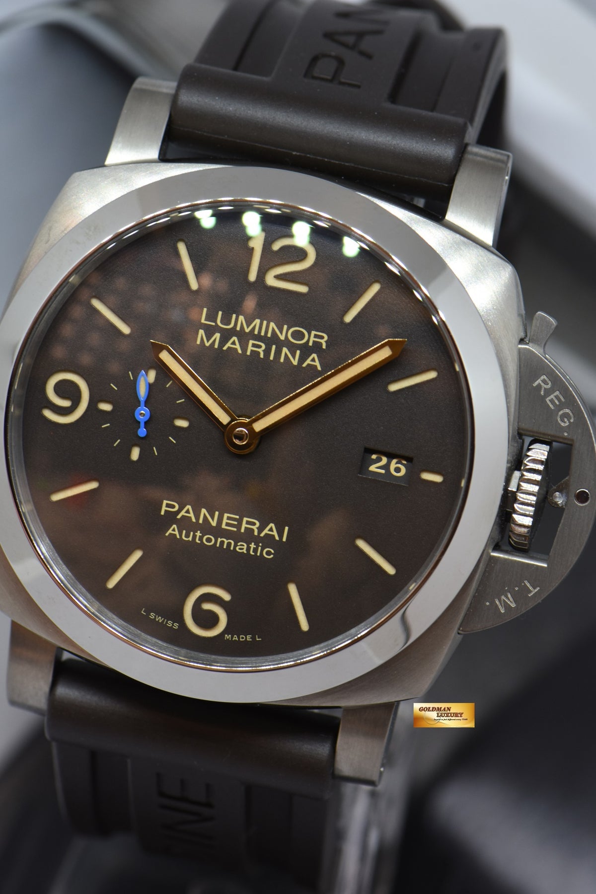 [SOLD] PANERAI LUMINOR MARINA 1950 SLIM TITANIUM AUTOMATIC PAM 1351 [NEW MODEL] (MINT)