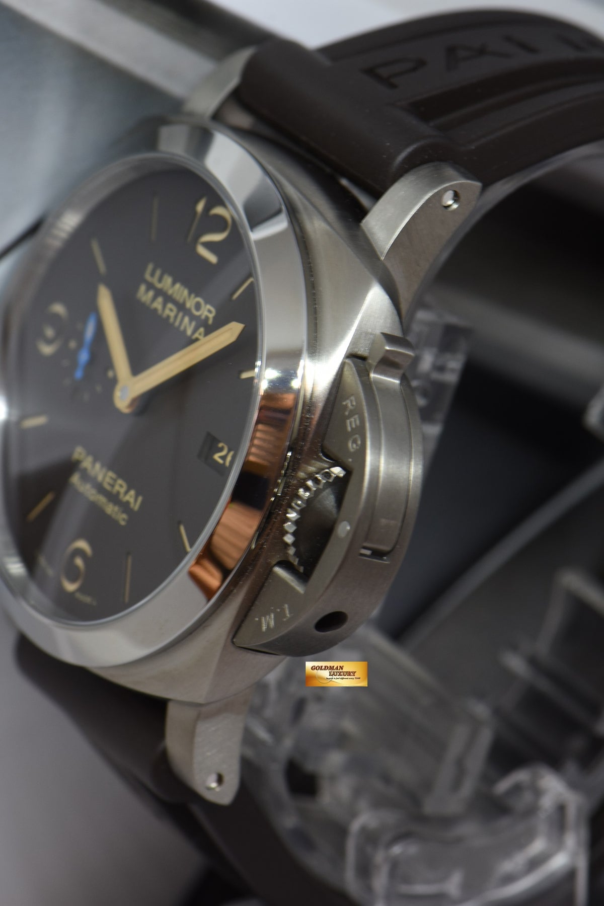 [SOLD] PANERAI LUMINOR MARINA 1950 SLIM TITANIUM AUTOMATIC PAM 1351 [NEW MODEL] (MINT)