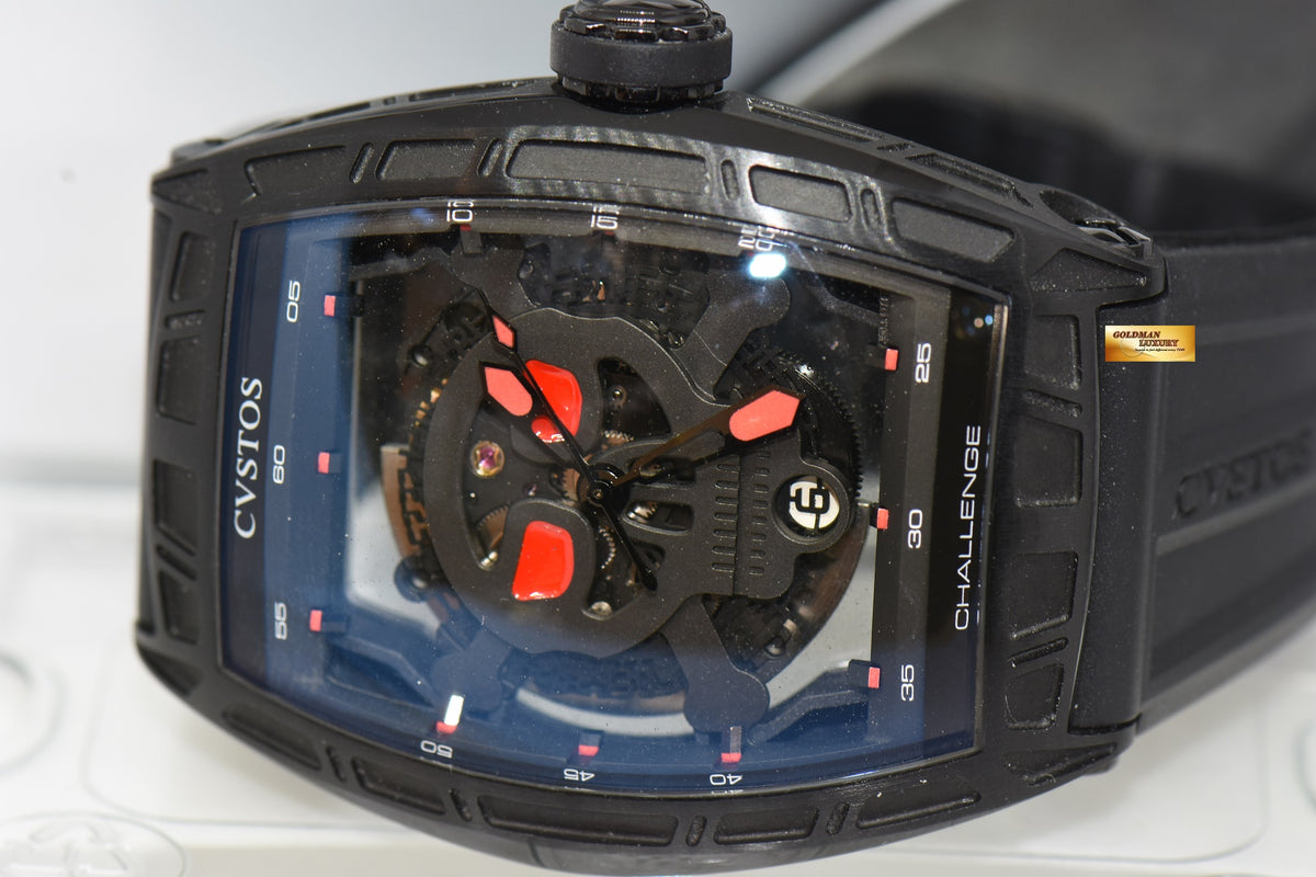 [SOLD] CVSTOS CHALLENGE JETLINER SL SKULL PVD BLACK AUTOMATIC (MINT)