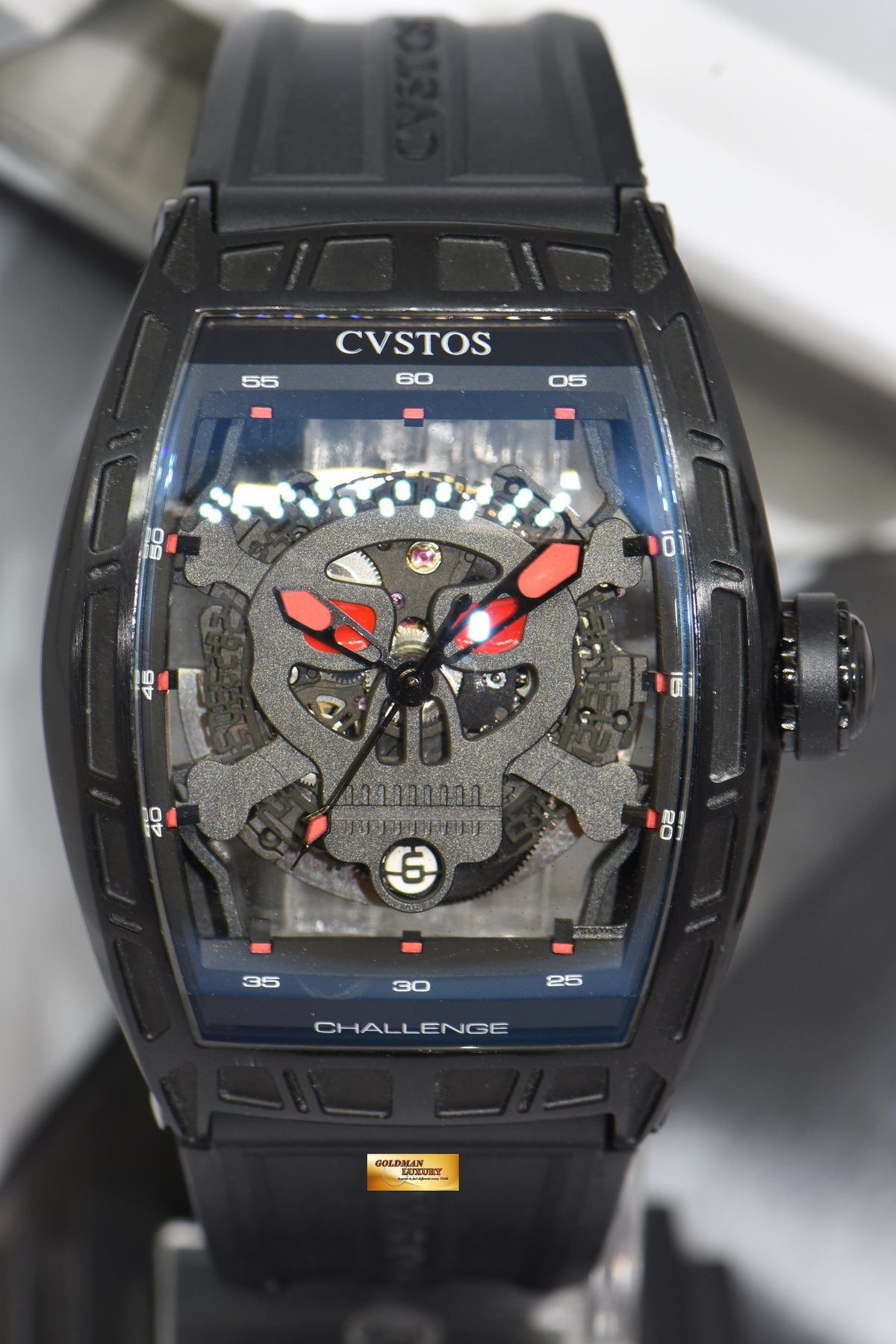 [SOLD] CVSTOS CHALLENGE JETLINER SL SKULL PVD BLACK AUTOMATIC (MINT)