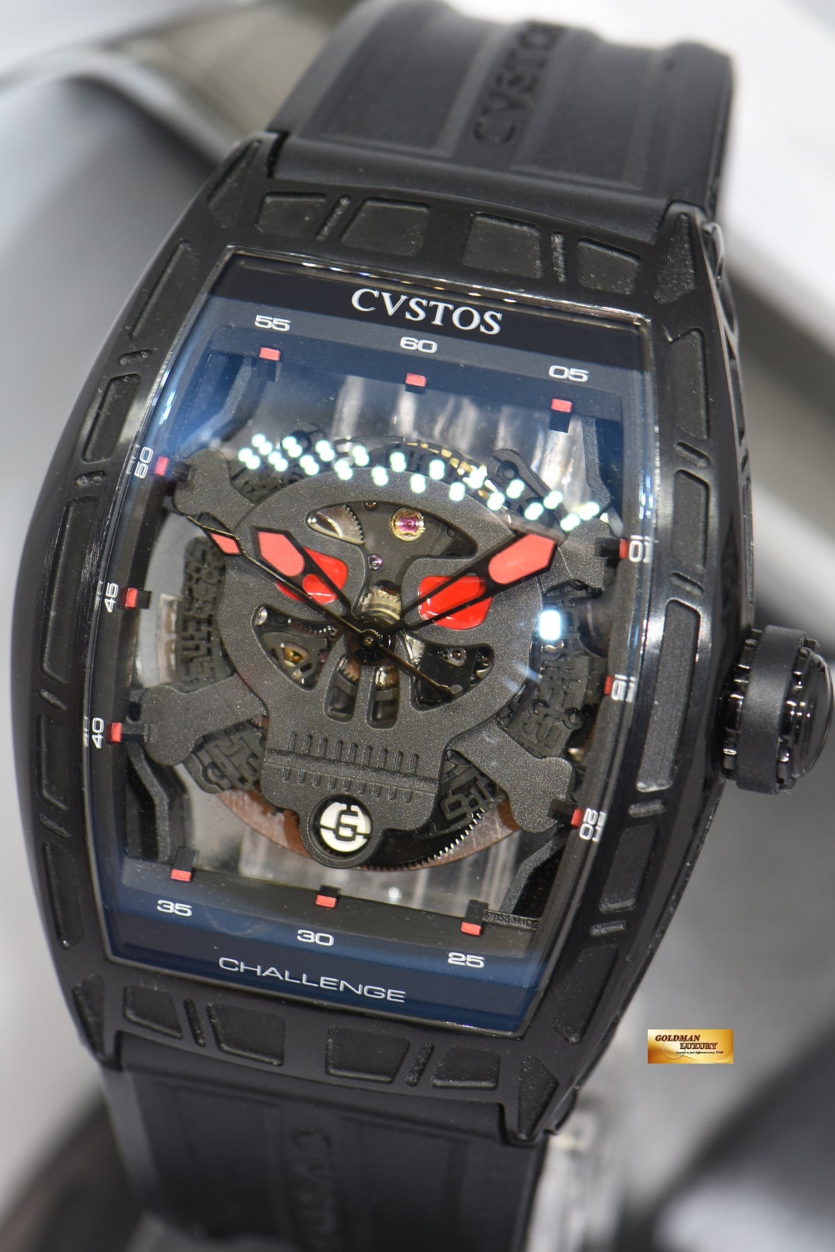 [SOLD] CVSTOS CHALLENGE JETLINER SL SKULL PVD BLACK AUTOMATIC (MINT)