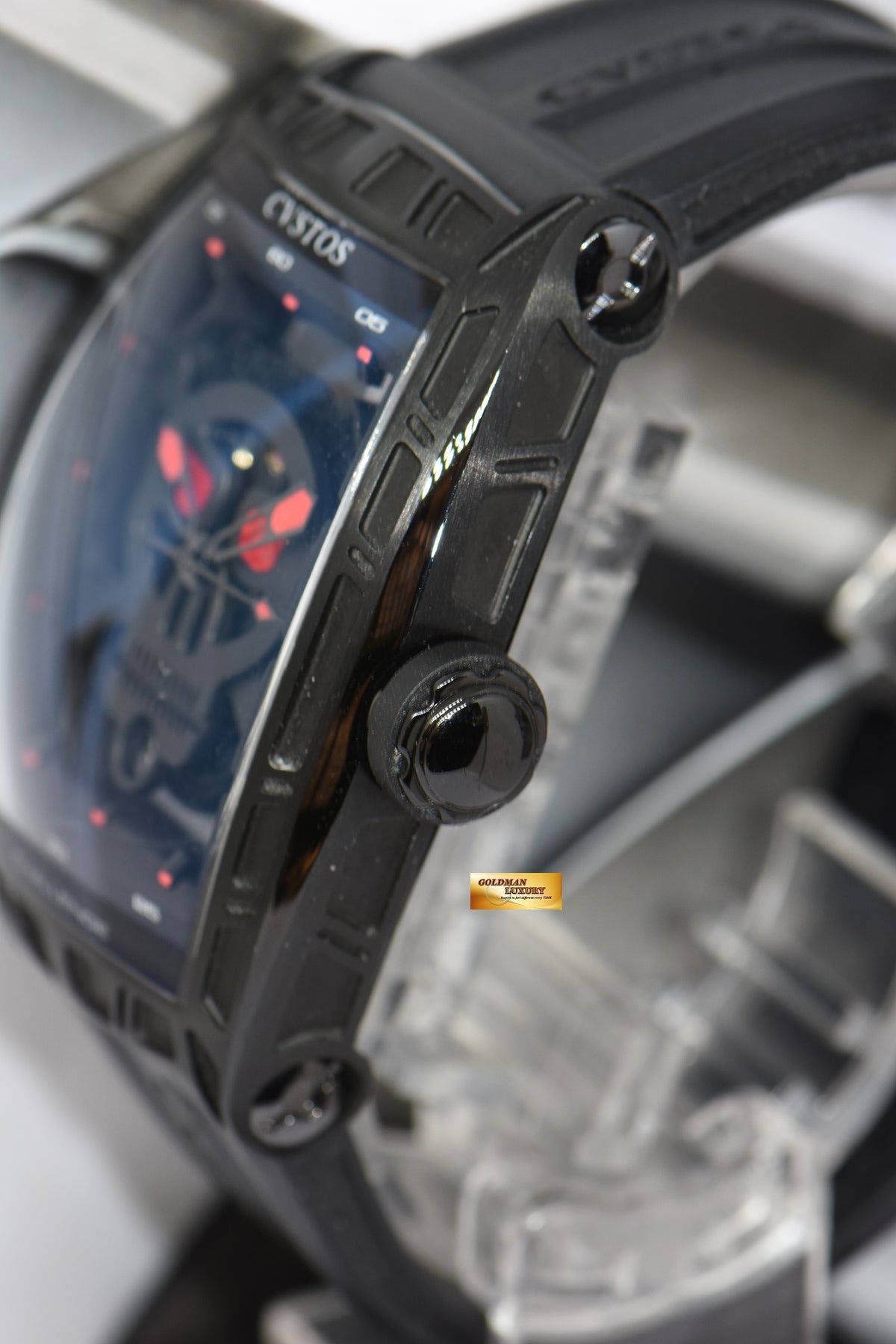 [SOLD] CVSTOS CHALLENGE JETLINER SL SKULL PVD BLACK AUTOMATIC (MINT)