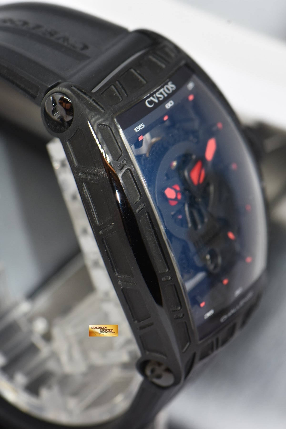 [SOLD] CVSTOS CHALLENGE JETLINER SL SKULL PVD BLACK AUTOMATIC (MINT)