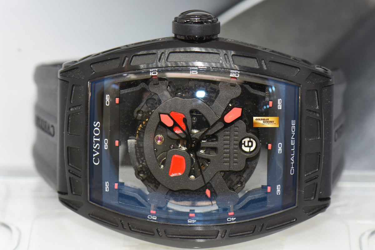 [SOLD] CVSTOS CHALLENGE JETLINER SL SKULL PVD BLACK AUTOMATIC (MINT)