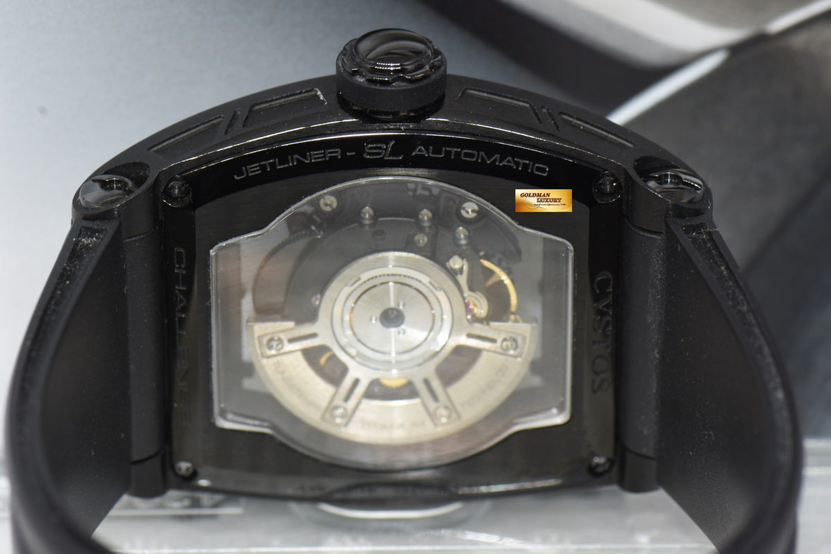 [SOLD] CVSTOS CHALLENGE JETLINER SL SKULL PVD BLACK AUTOMATIC (MINT)