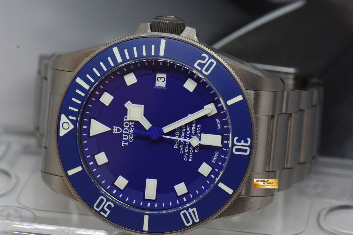 [SOLD] TUDOR PELAGOS TITANIUM 42mm BLUE AUTOMATIC 25600T AUTOMATIC (MINT)