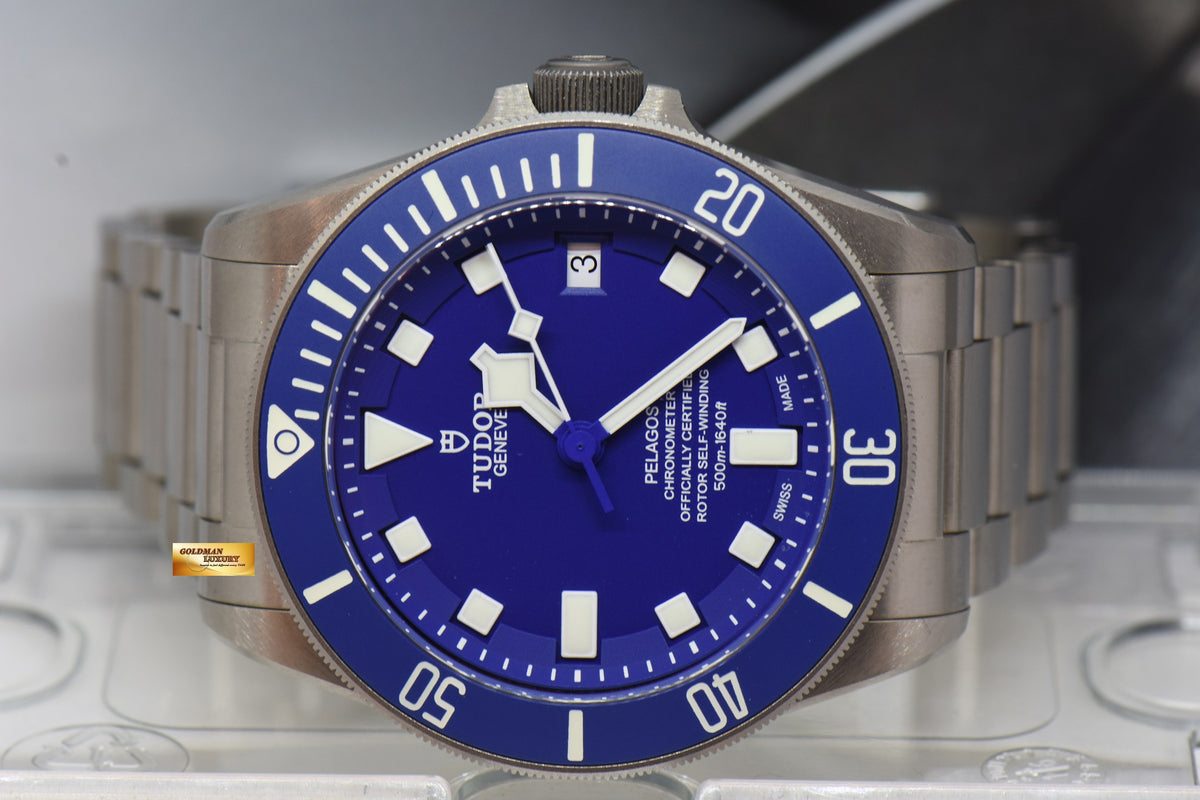 [SOLD] TUDOR PELAGOS TITANIUM 42mm BLUE AUTOMATIC 25600T AUTOMATIC (MINT)