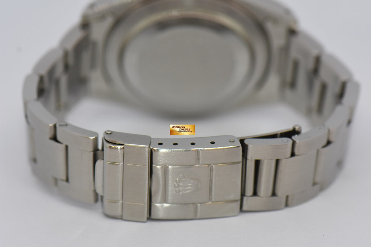 [SOLD] ROLEX OYSTER PERPETUAL EXPLORER II (PINHOLE : NON-SOLID ENDLINK) WHITE 16570 (NEAR MINT)