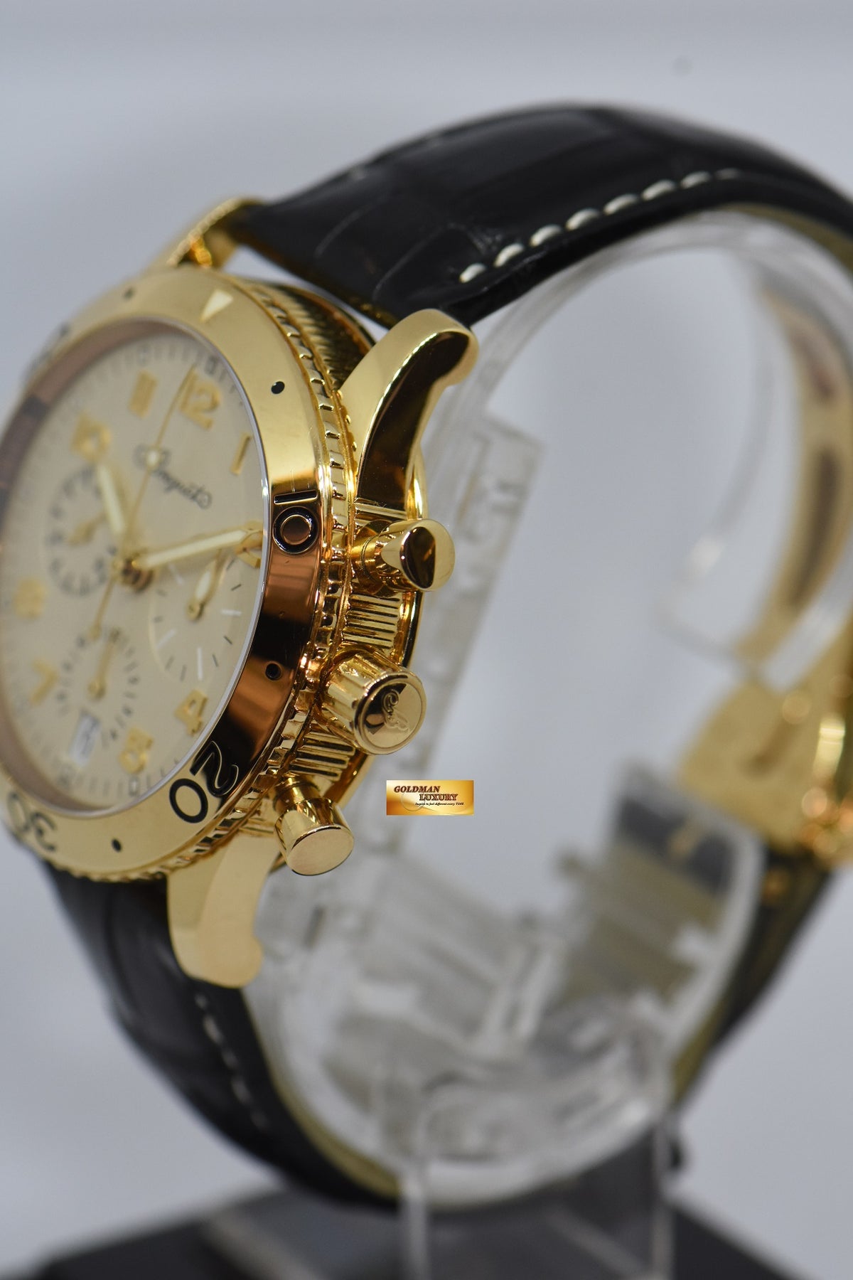 [SOLD] BREGUET TYPE XX TRANSATLANTIQUE FLYBACK CHRONOGRAPH 18K YELLOW GOLD 39.5mm AUTOMATIC 3820 (MINT)