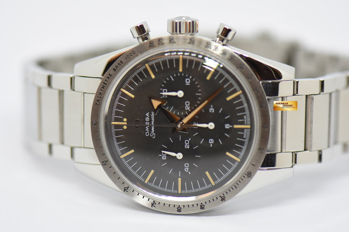 [SOLD] OMEGA SPEEDMASTER ’57 CHRONOGRAPH 38.6mm “THE 1957 TRILOGY” C.1861 MANUAL (MINT)