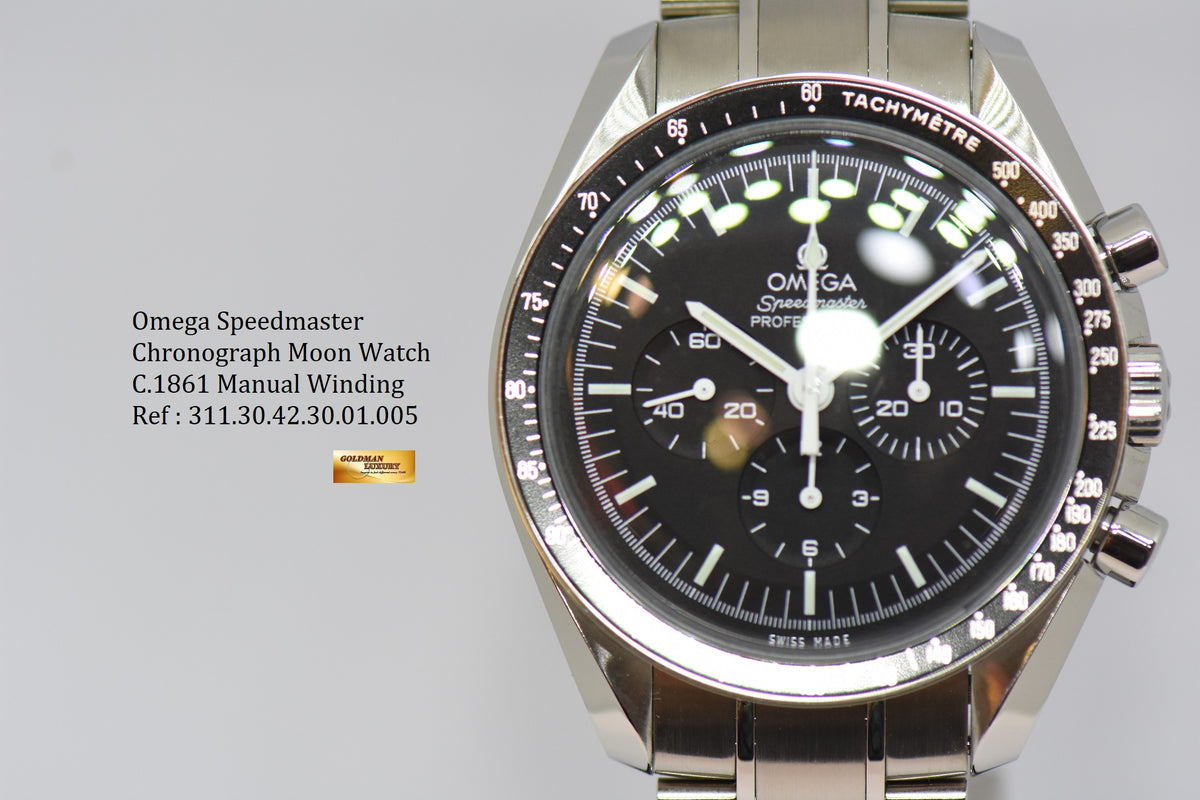[SOLD] OMEGA SPEEDMASTER PROFESSIONAL MOON WATCH C.1861 MANUAL WINDING (BNIB)