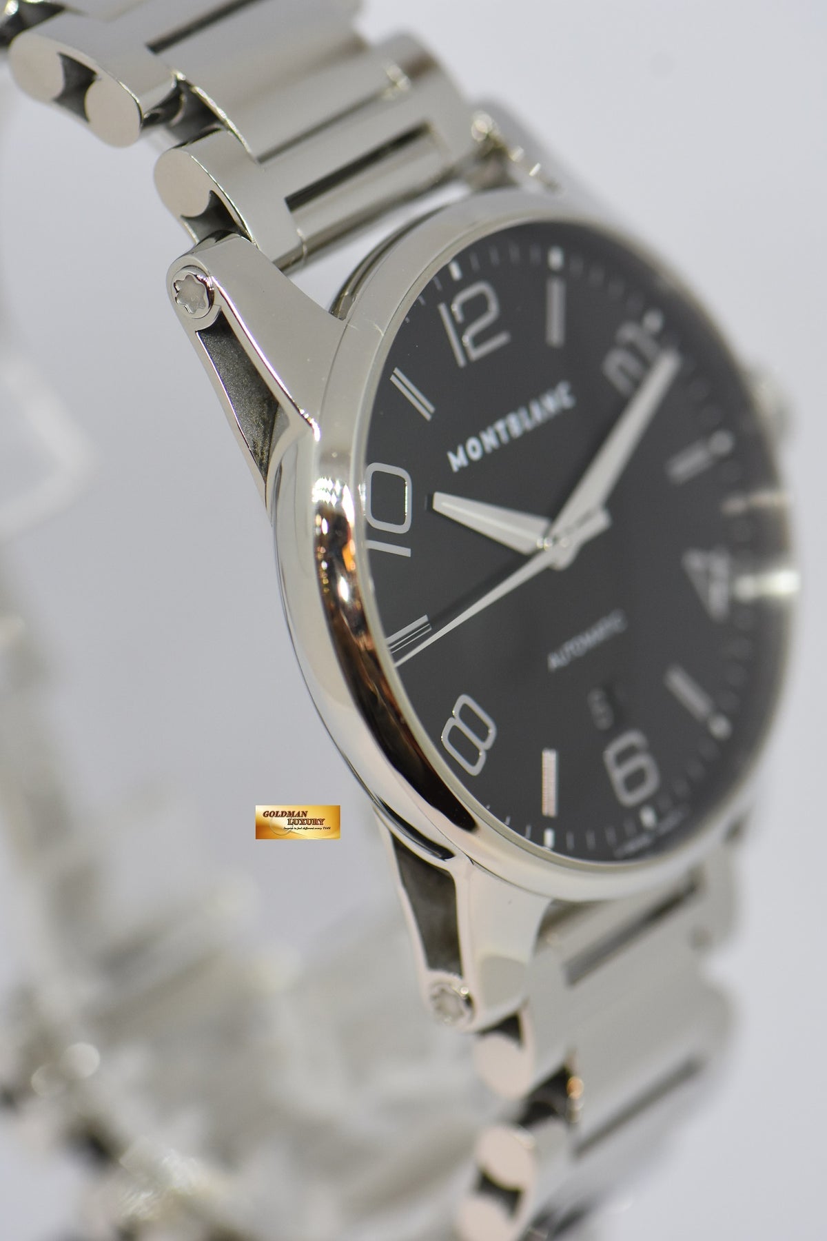 [SOLD] MONT BLANC TIMEWALKER 42mm SS BRACELET BLACK AUTOMATIC 7070 (NEAR MINT)