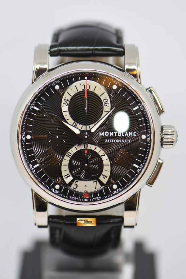 [SOLD] MONT BLANC MEISTERSTUCK 44mm CHRONOGRAPH BLACK AUTOMATIC 7104 (NEAR MINT)
