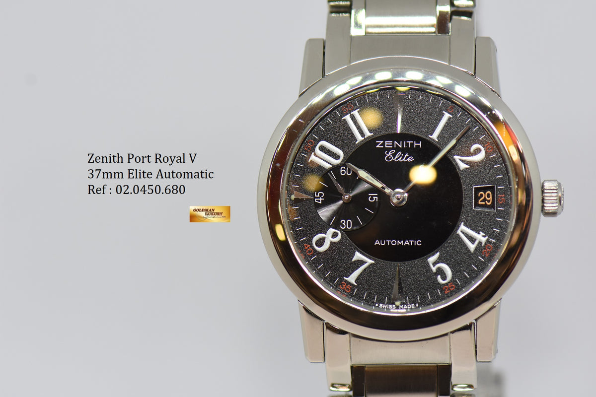 [SOLD] ZENITH PORT ROYAL V 37mm ELITE AUTOMATIC 02.0450.680 (NEAR MINT)