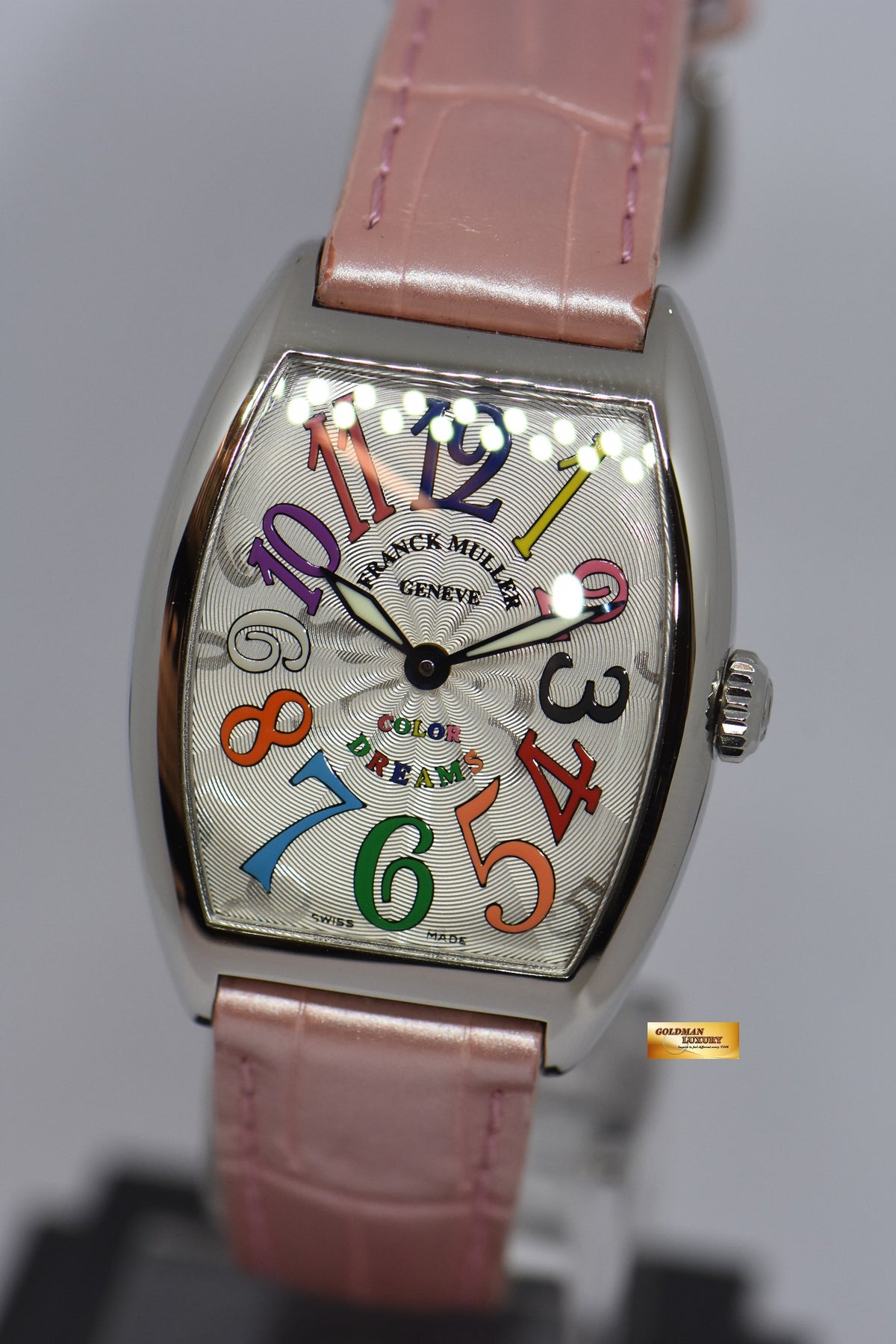 [SOLD] FRANCK MULLER CURVEX LADIES COLOR DREAMS QUARTZ 7502 QZ COL DRM (MINT)