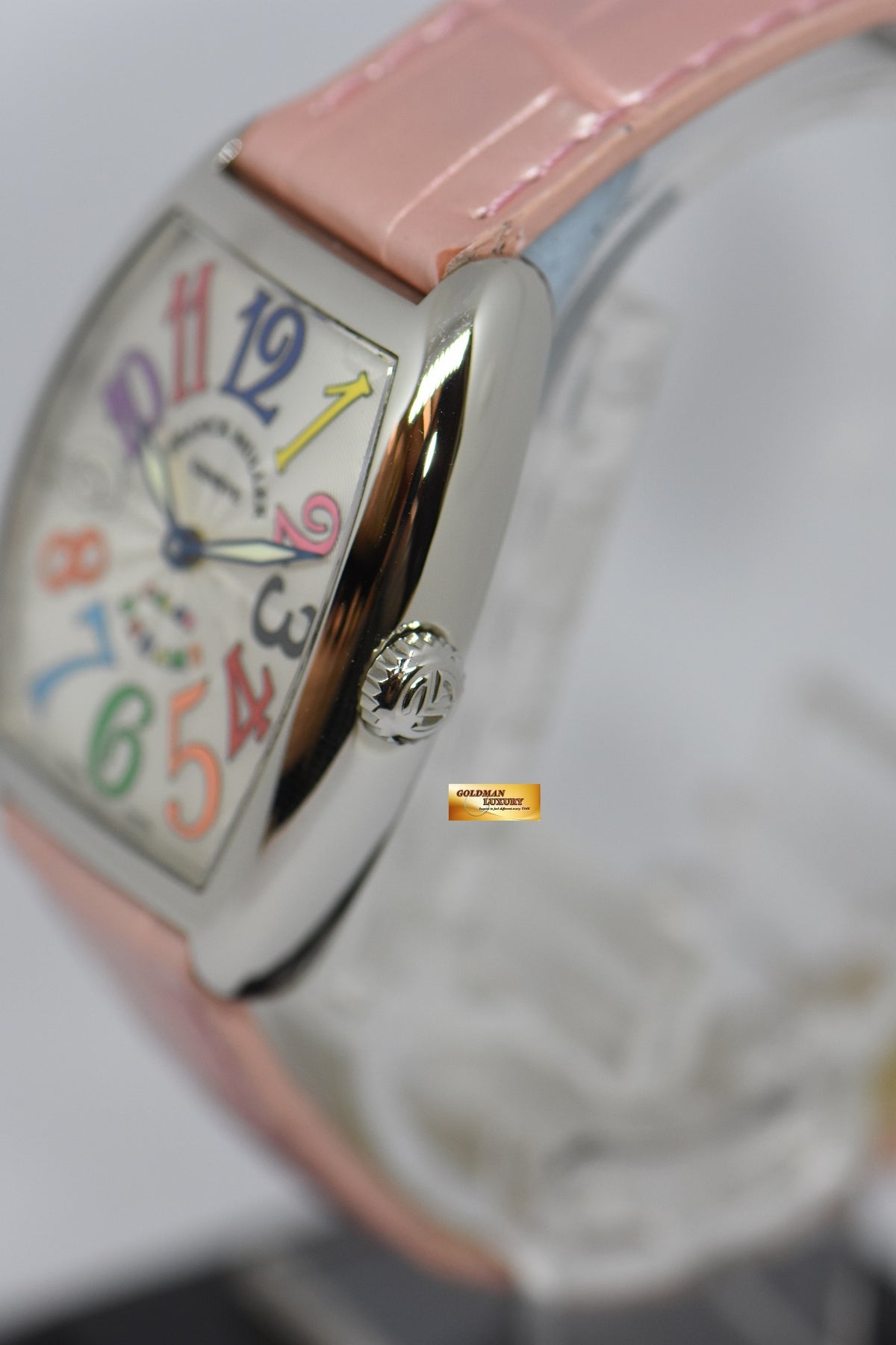 [SOLD] FRANCK MULLER CURVEX LADIES COLOR DREAMS QUARTZ 7502 QZ COL DRM (MINT)