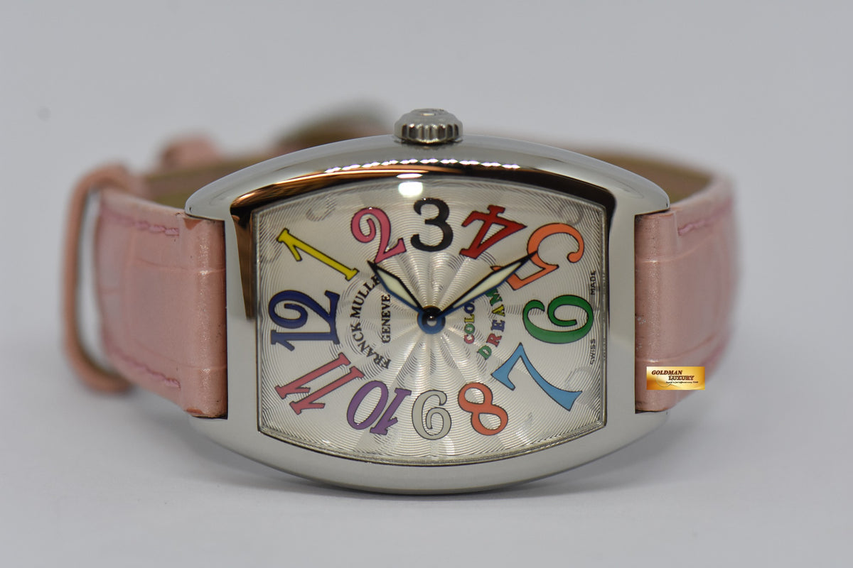 [SOLD] FRANCK MULLER CURVEX LADIES COLOR DREAMS QUARTZ 7502 QZ COL DRM (MINT)