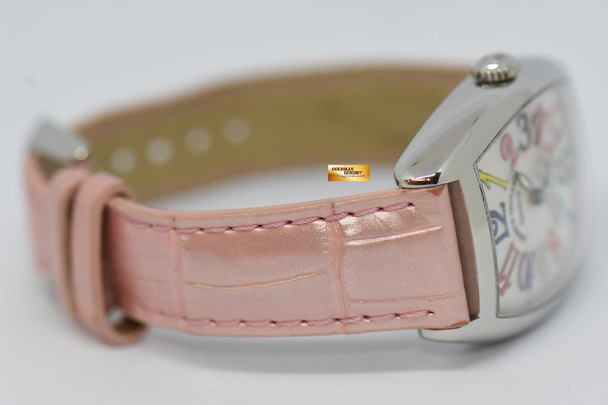 [SOLD] FRANCK MULLER CURVEX LADIES COLOR DREAMS QUARTZ 7502 QZ COL DRM (MINT)