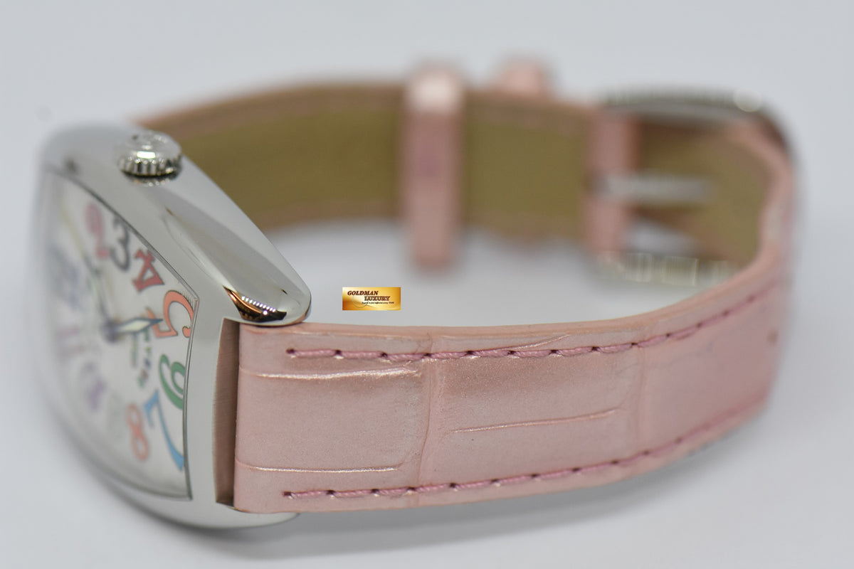 [SOLD] FRANCK MULLER CURVEX LADIES COLOR DREAMS QUARTZ 7502 QZ COL DRM (MINT)