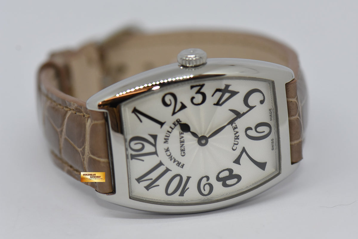 [SOLD] FRANCK MULLER CURVEX LADIES BLACK ARABIC QUARTZ 2852 QZ (MINT)