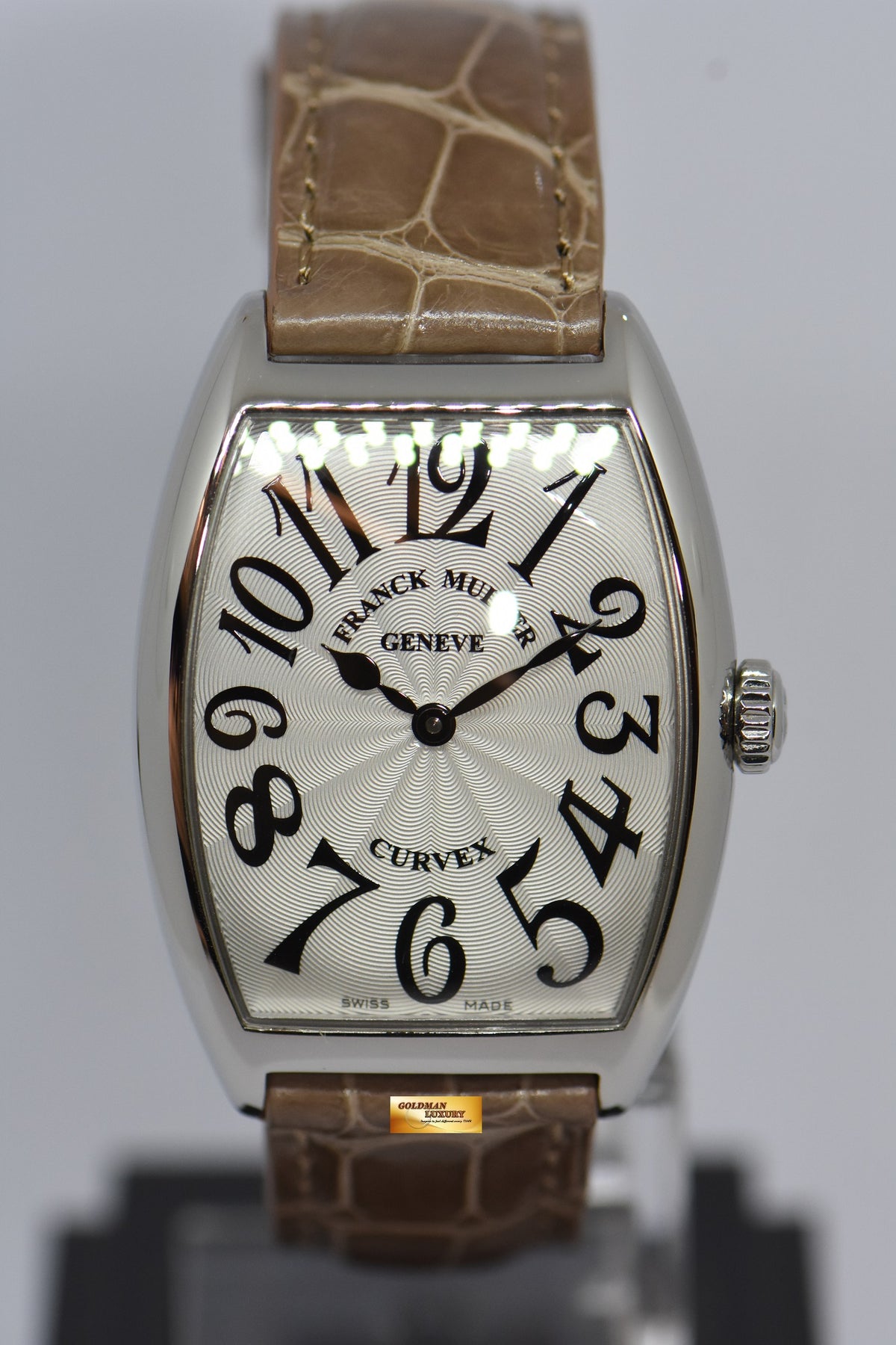 [SOLD] FRANCK MULLER CURVEX LADIES BLACK ARABIC QUARTZ 2852 QZ (MINT)