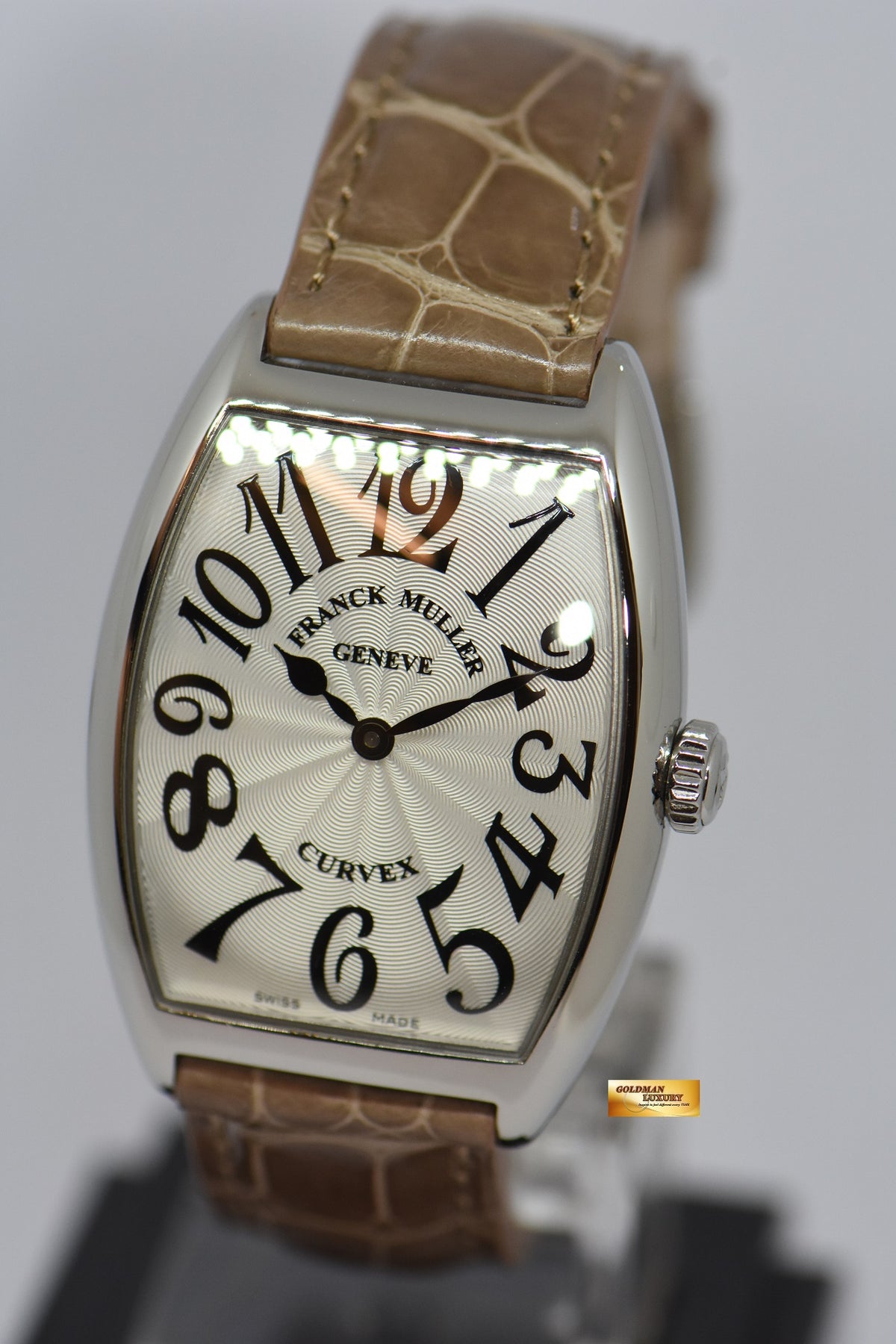 [SOLD] FRANCK MULLER CURVEX LADIES BLACK ARABIC QUARTZ 2852 QZ (MINT)