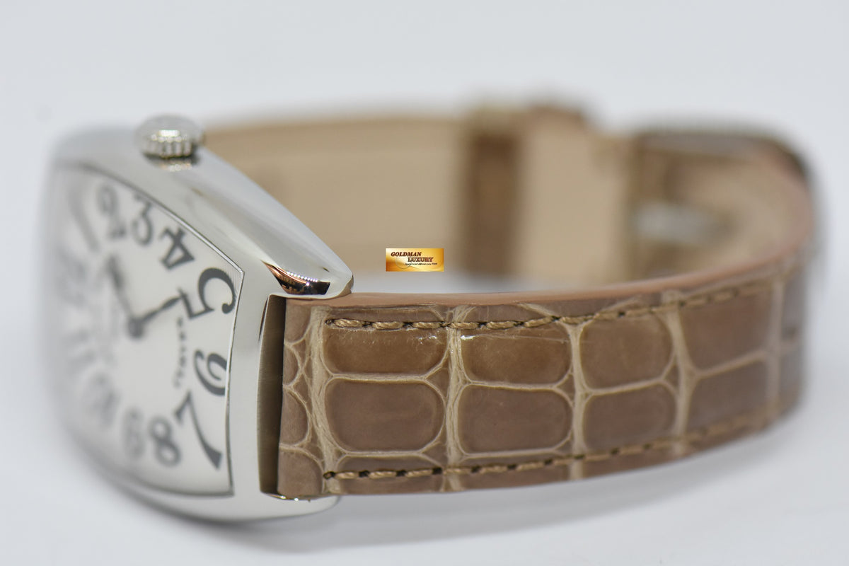 [SOLD] FRANCK MULLER CURVEX LADIES BLACK ARABIC QUARTZ 2852 QZ (MINT)