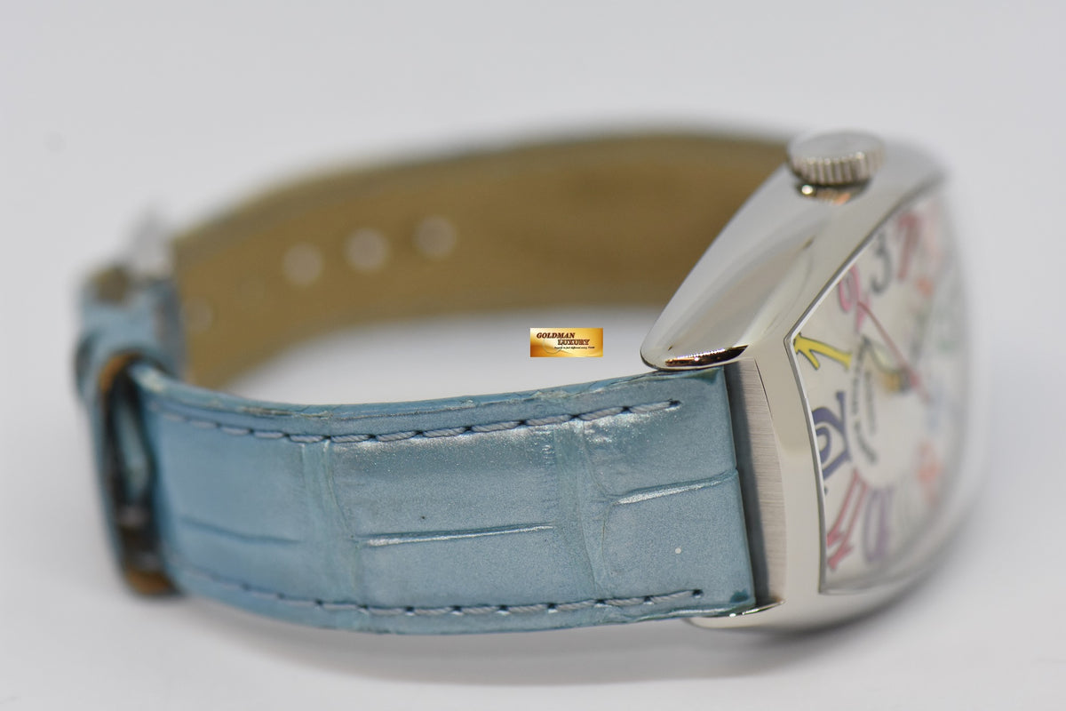 [SOLD] FRANCK MULLER CURVEX LADIES COLOR DREAMS AUTOMATIC 5850 SC COL DRM (MINT)