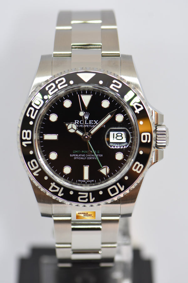 [SOLD] ROLEX OYSTER PERPETUAL GMT-MASTER II CERAMIC BLACK 116710LN (NEW-UNWORN)