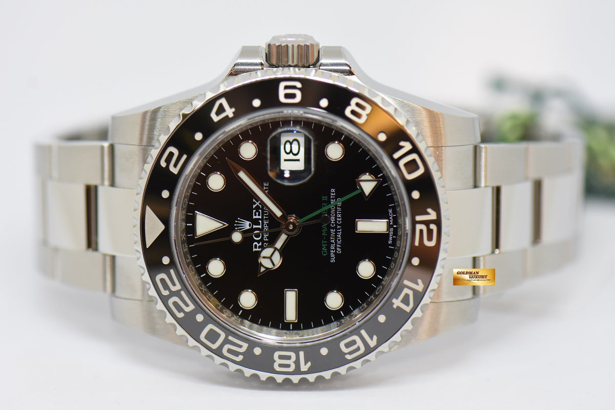 [SOLD] ROLEX OYSTER PERPETUAL GMT-MASTER II CERAMIC BLACK 116710LN (NEW-UNWORN)
