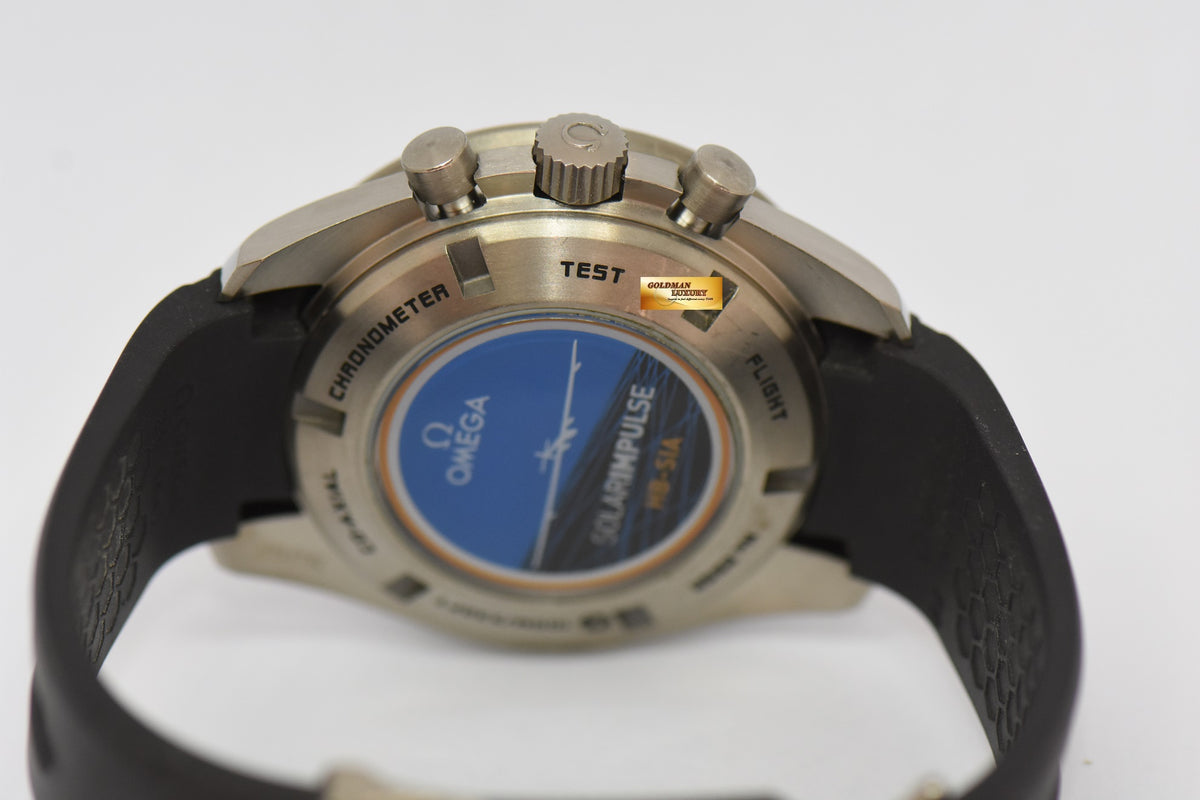 [SOLD] OMEGA SPEEDMASTER HB-SIA 44.25mm CO-AXIAL GMT CHRONOGRAPH NUMBERED EDITION AUTOMATIC (MINT)