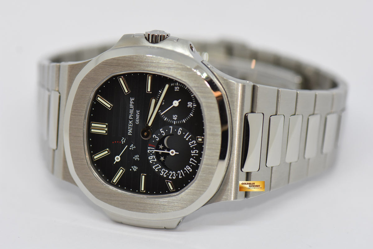 [SOLD] PATEK PHILIPPE NAUTILUS MOONPHASE POWER RESERVE IN STEEL 5712A (NEW OLD STOCK)