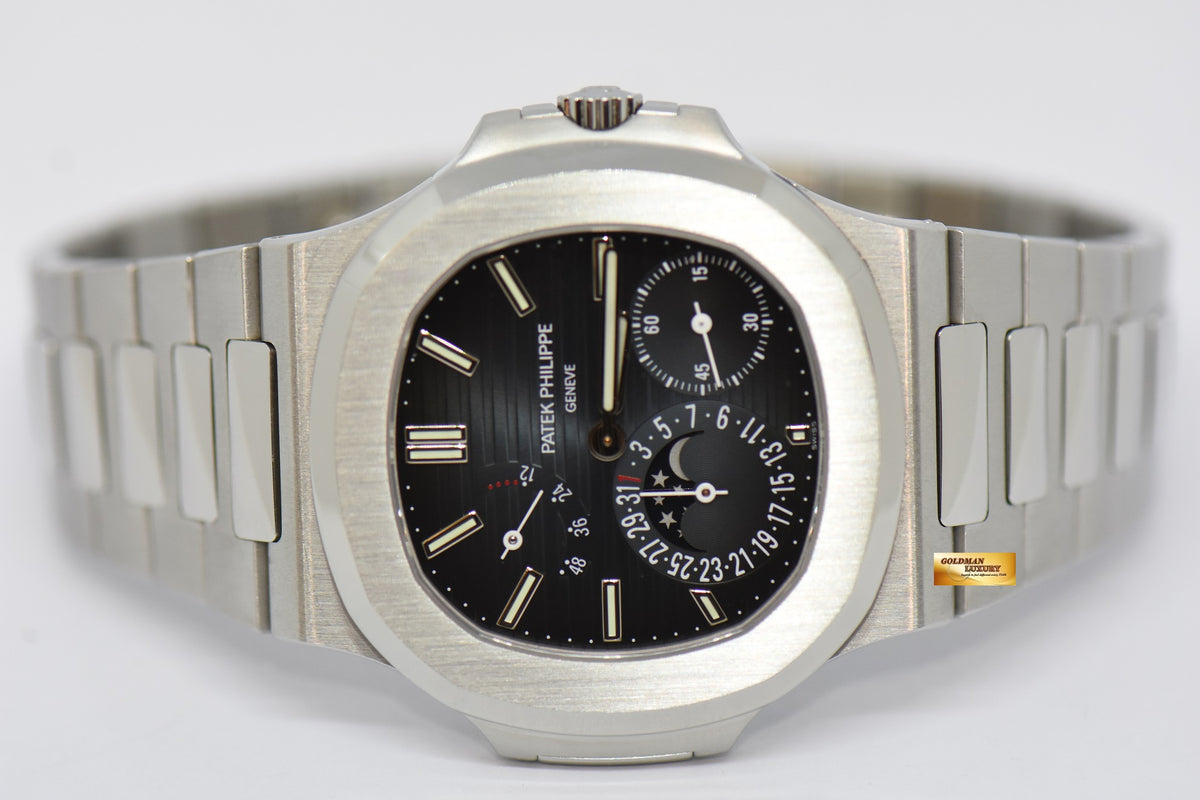 [SOLD] PATEK PHILIPPE NAUTILUS MOONPHASE POWER RESERVE IN STEEL 5712A (NEW OLD STOCK)